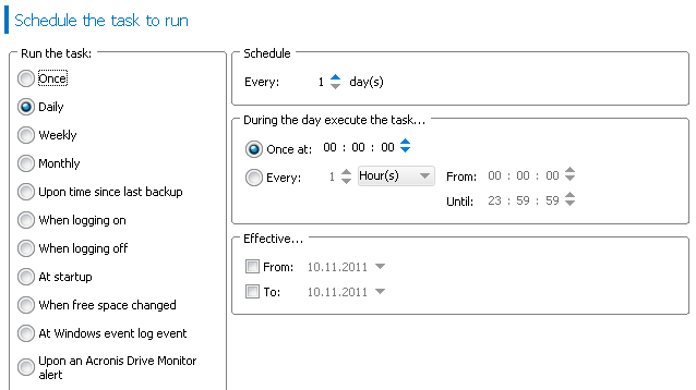 backup task scheduler