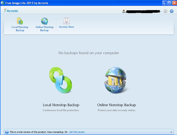 Acronis True Image Lite 2013 vs full version