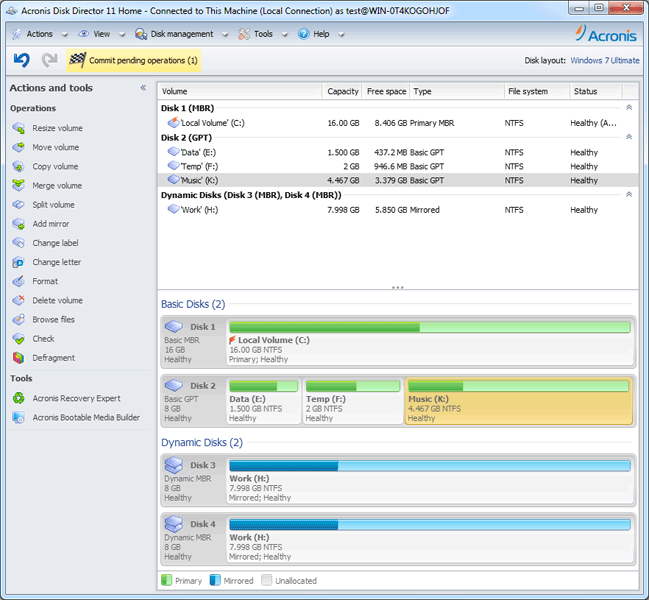 Acronis Disk Director Suite 11 -  7