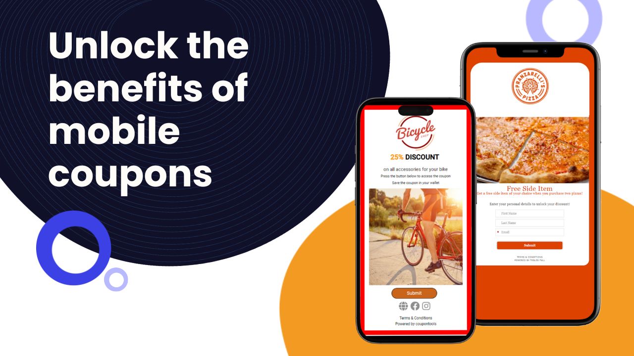 Desbloqueie os benefícios dos cupons móveis