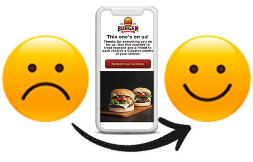 Automated Digital Customer Care Vouchers for Restaurants