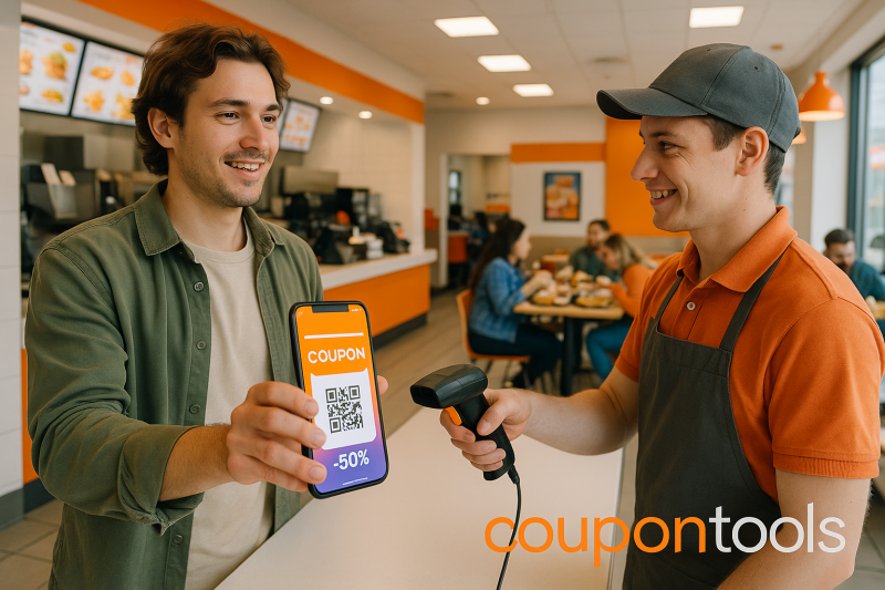 Digital fast food coupons maximize customer engagement