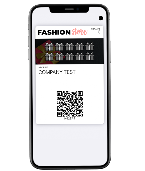 Mobile Wallet Marketing Platform - Woman holding smartphone with Digital regular Coupon saved to her Mobile Wallet.