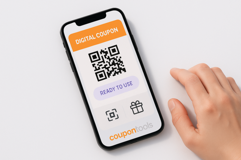 Mobiel couponplatform voor digitale promoties
